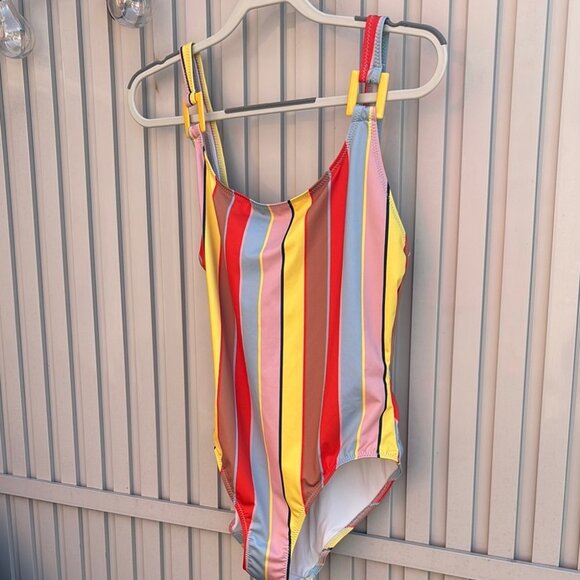 Solid & Striped The Stella Cabana Size L One Piece Swimsuit - Picture 5 of 9